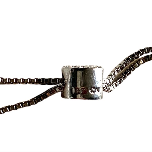 Signed IBB CN silver adjustable friends forever bracelet - Picture 2 of 3